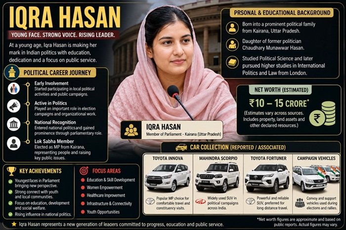 MP Iqra Hasan Net Worth Political Career And Car Collection